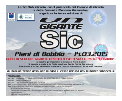 Un gigante per il Sic 2015